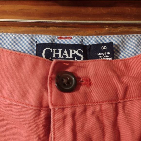 Chaps • Salmon Colored Above Knee Men's Shorts - Picture 5 of 5